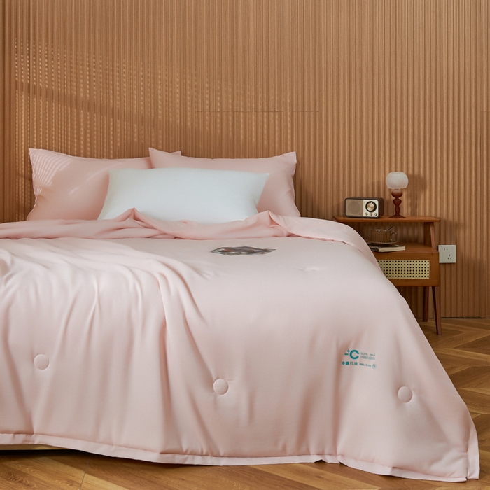 91家纺网 家纺一手货源 找家纺 良品汇馆 新款【兰精天丝大豆被】日式无印西川凉感兰精天丝夏被良品莱赛尔天丝大豆夏凉被空调被