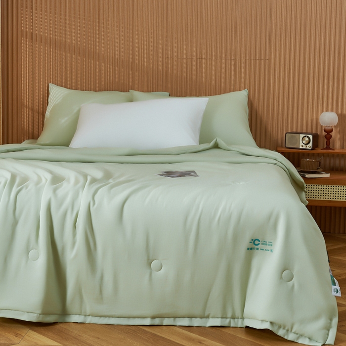 91家纺网 家纺一手货源 找家纺 良品汇馆 新款【兰精天丝大豆被】日式无印西川凉感兰精天丝夏被良品莱赛尔天丝大豆夏凉被空调被