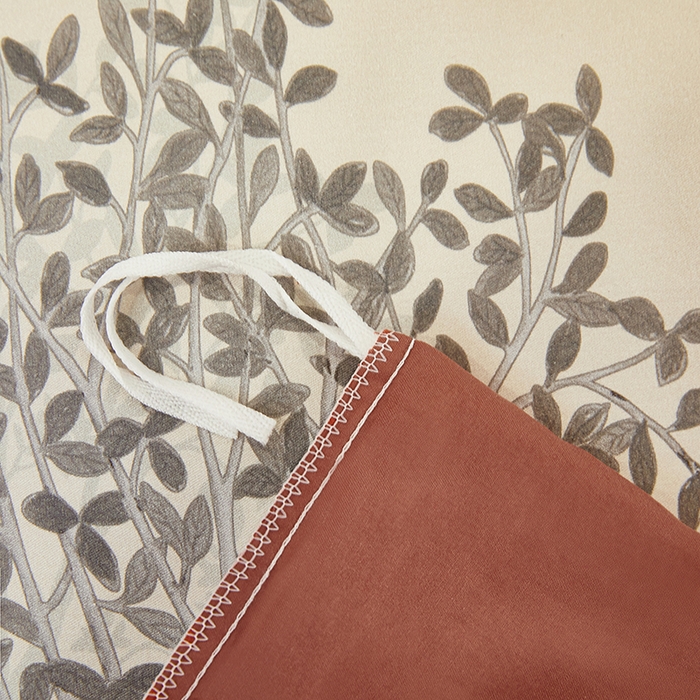 91家纺网 家纺一手货源 找家纺 雲归梦 2024新款全棉铂金棉数码印花四件套云思木想 灰