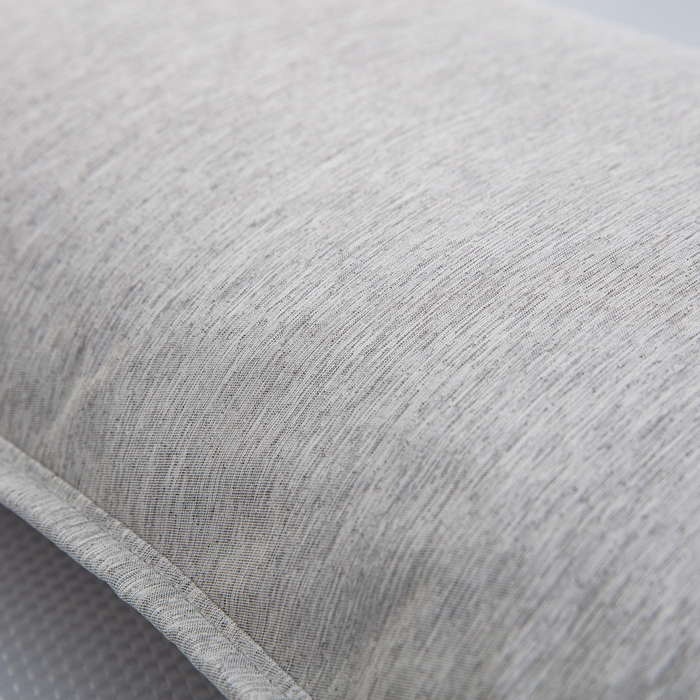 91家纺网 家纺一手货源 找家纺 纽乐 2024新款凉感冰豆豆枕茉莉花填充枕芯 35*55cm/只 粉灰