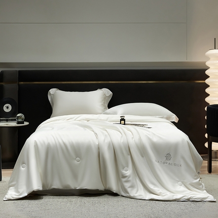 91家纺网 家纺一手货源 找家纺 （总）A+爱家2025新款纯甄100支长绒棉蚕丝夏被小野蚕空调被芯