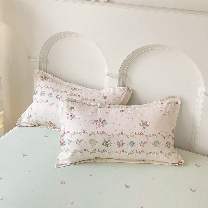 91家纺网 家纺一手货源 找家纺 （总）楠沐家纺 2025新款亲肤柔软水洗棉磨毛印花四件套