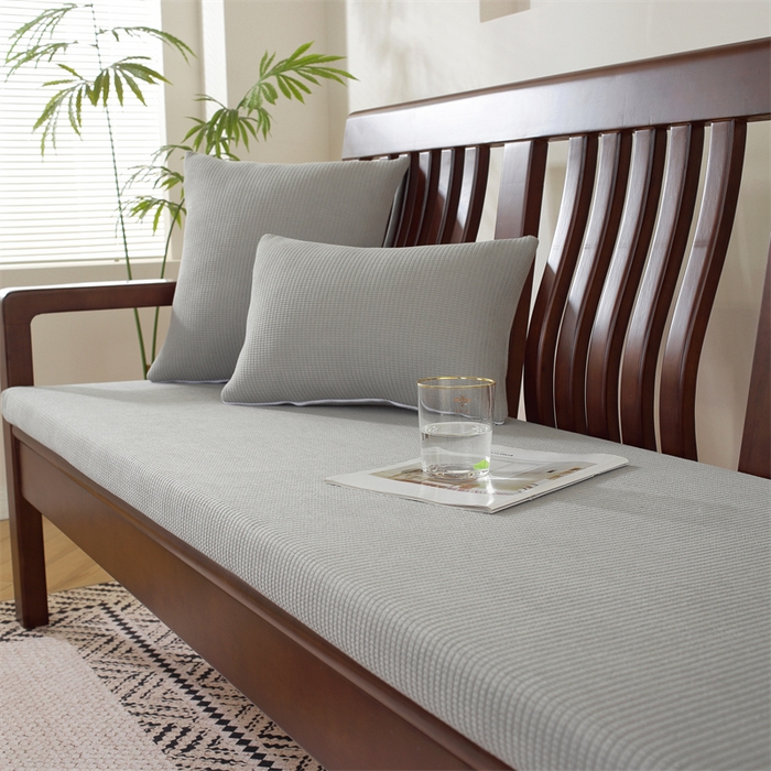 91家纺网 家纺一手货源 找家纺 共鸣沙发垫 2024新款50D高密度高回弹四季款海绵沙发垫 玉米粒灰色