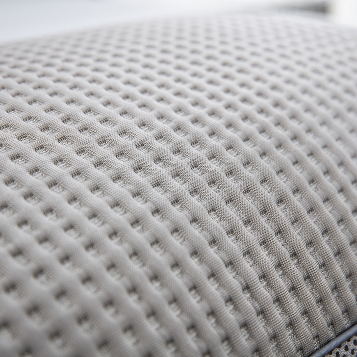 91家纺网 家纺一手货源 找家纺 纽乐家纺 2024新款冰丝透气茶叶枕 冰丝透气枕-拼色灰色35*55cm