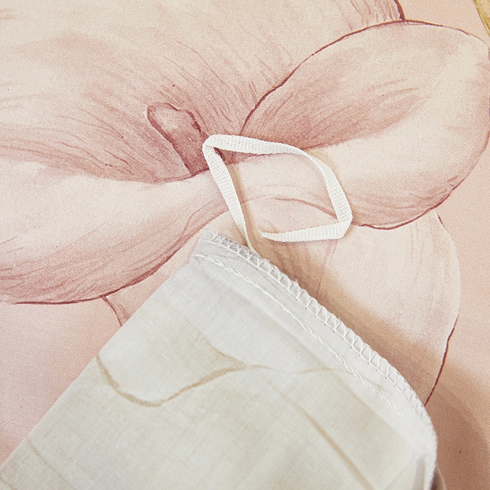 91家纺网 家纺一手货源 找家纺 雲归梦 2024新款全棉铂金棉数码印花四件套步步生莲 粉