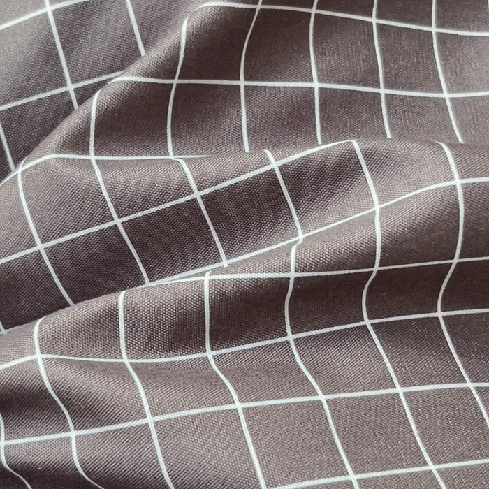 91家纺网 家纺一手货源 找家纺 楠沐家纺 2025新款无印风亲肤柔软水洗棉磨毛学生床四件套 黑小格