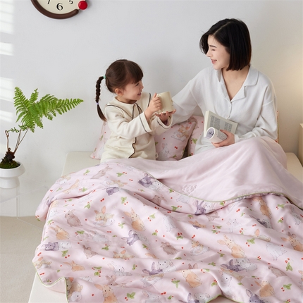 91家纺网 家纺一手货源 找家纺 （总）蕊姿【清仓不退换】儿童款60支天丝夏凉被