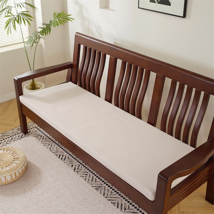 91家纺网 家纺一手货源 找家纺 共鸣沙发垫 2024新款50D高密度高回弹四季款海绵沙发垫 玉米粒 米色