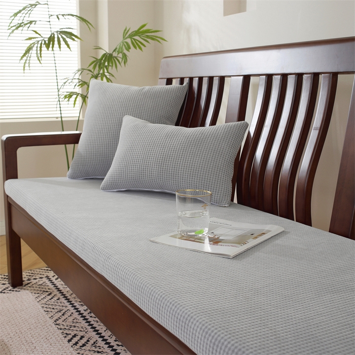 91家纺网 家纺一手货源 找家纺 共鸣沙发垫 2024新款50D高密度高回弹四季款海绵沙发垫 棉朵绒灰色