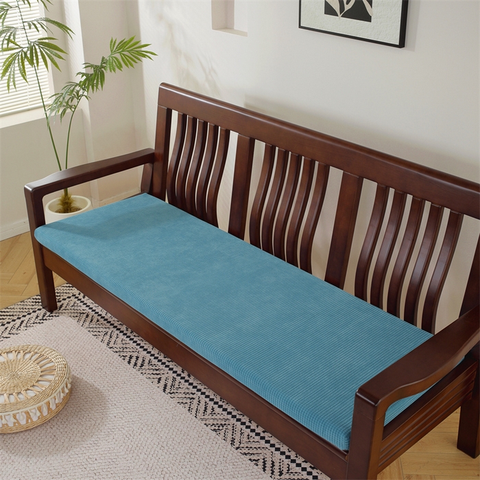 91家纺网 家纺一手货源 找家纺 共鸣沙发垫 2024新款50D高密度高回弹四季款海绵沙发垫 棉朵绒蓝色