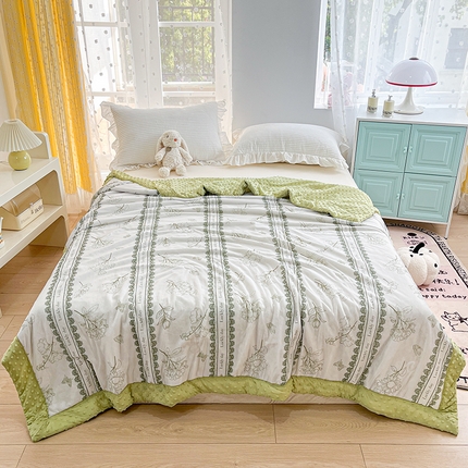 91家纺网 家纺一手货源 找家纺 （总）花满路 2024新款氨凉感丝夏被