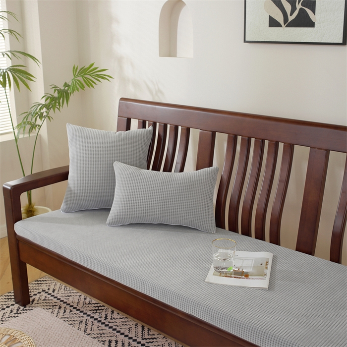 91家纺网 家纺一手货源 找家纺 共鸣沙发垫 2024新款50D高密度高回弹四季款海绵沙发垫 棉朵绒灰色