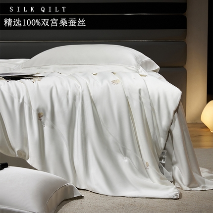91家纺网 家纺一手货源 找家纺 （总）A+爱家 2025新款奢品高端双宫茧桑蚕丝被退货桑蚕丝空调被芯蚕丝夏凉被