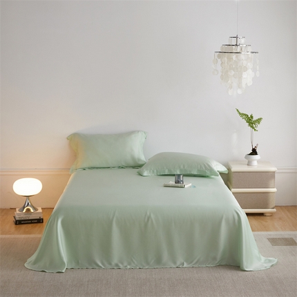 ROZ home 蕊姿家居 2024新款亲肤舒适60支兰精天丝单床单 芽绿