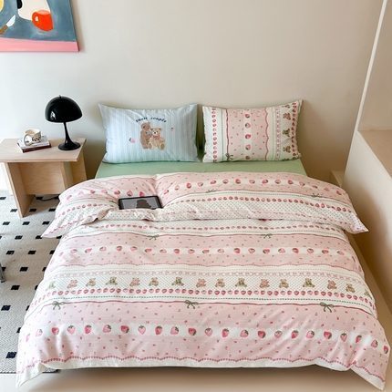 91家纺网 家纺一手货源 找家纺 （总）觅糖家纺 2024春夏新款全棉13372数码枕套系列第三波