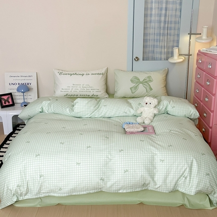 91家纺网 家纺一手货源 找家纺 （总）觅糖家纺 2024春夏新款蝴蝶结套件