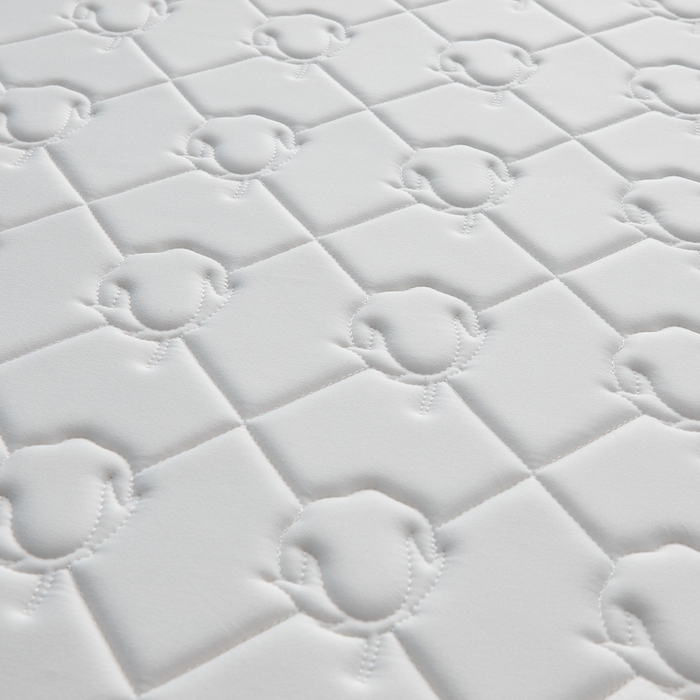 91家纺网 家纺一手货源 找家纺 祁恋婷家居 2024新款牛奶丝乳胶记忆棉床垫【床垫遮盖物】 云朵白