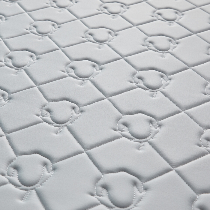 91家纺网 家纺一手货源 找家纺 祁恋婷家居 2024新款牛奶丝乳胶记忆棉床垫【床垫遮盖物】 棉花灰