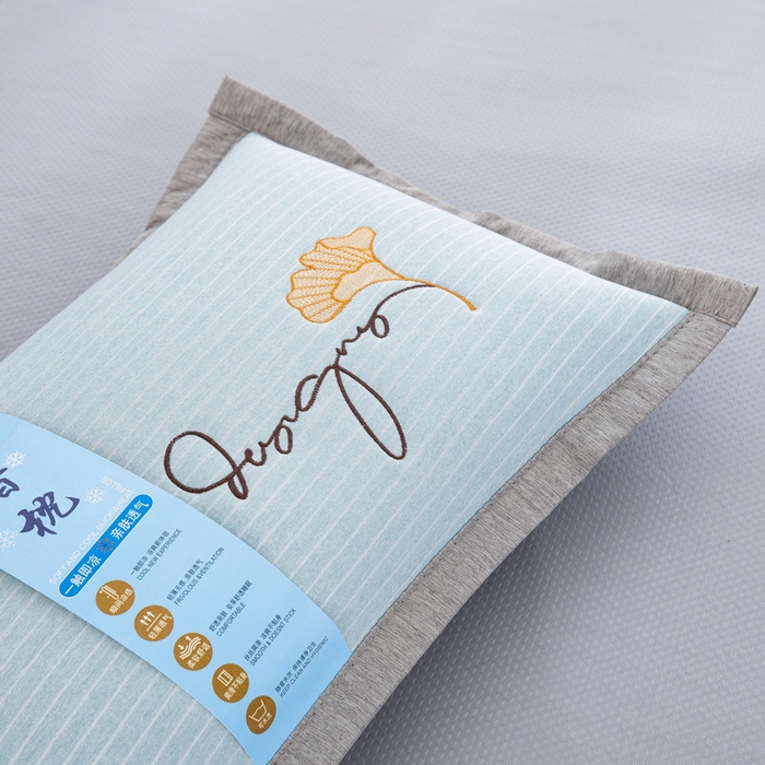 91家纺网 家纺一手货源 找家纺 纽乐 2024新款天然茶香枕家用枕头枕芯 天然茶香枕-蓝色 35*55cm/只