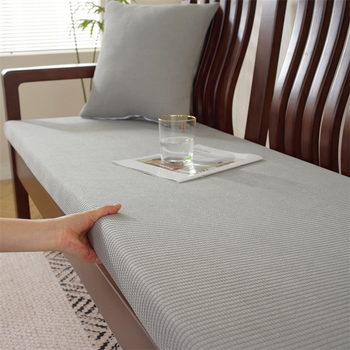 91家纺网 家纺一手货源 找家纺 共鸣沙发垫 2024新款50D高密度高回弹四季款海绵沙发垫 玉米粒灰色