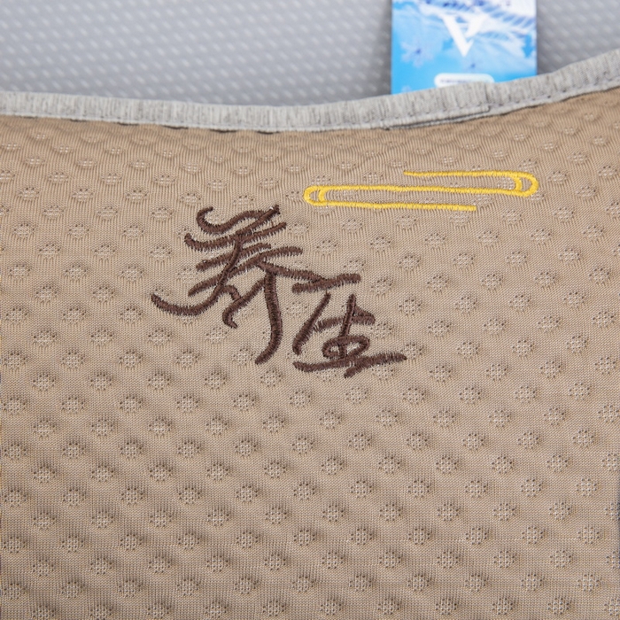 91家纺网 家纺一手货源 找家纺 纽乐 2024新款凉感冰豆豆枕茉莉花填充枕芯 35*55cm/只 咖灰