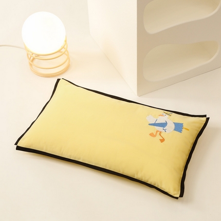 喜多兔儿童家纺 2024新款高精密纯棉水洗棉枕套 黄色小鸭子