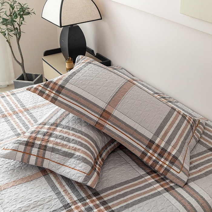 91家纺网 家纺一手货源 找家纺 优乐家纺 2025新款全棉斜纹13376宽边枕头套 慕斯