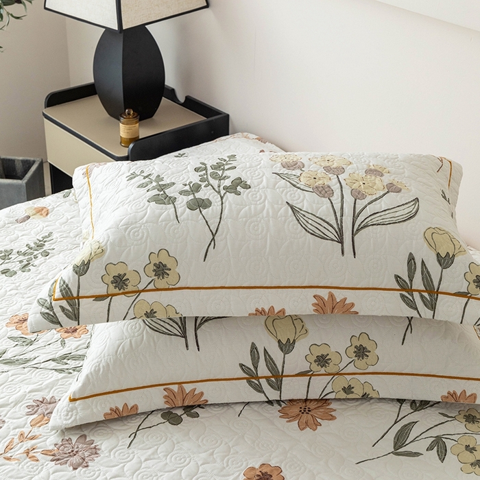 91家纺网 家纺一手货源 找家纺 优乐家纺 2025新款全棉斜纹13376宽边枕头套 南薇