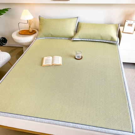 91家纺网 家纺一手货源 找家纺 印季 2025新款防滑加厚古藤凉席