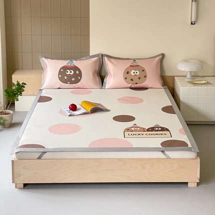 91家纺网 家纺一手货源 找家纺 （总）圆岛家纺 2024新款900D卡通冰丝养生席