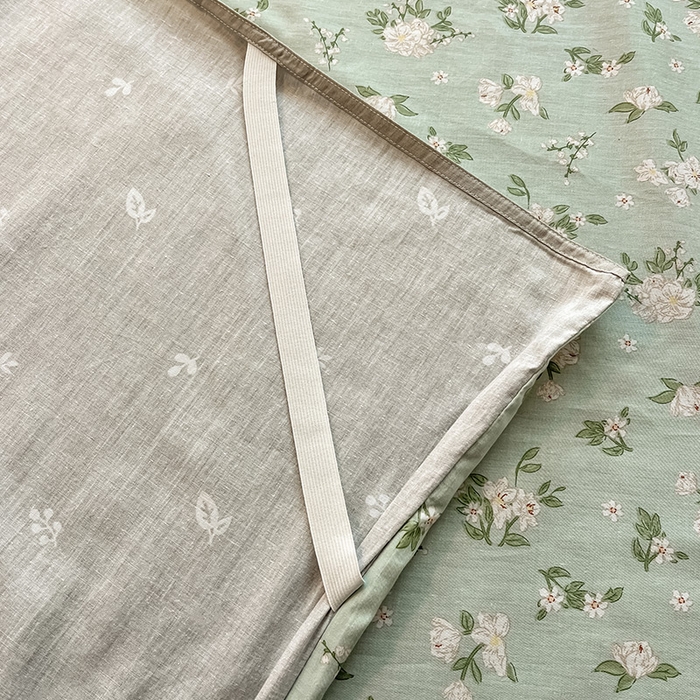 91家纺网 家纺一手货源 找家纺 绵庭家纺 2024新款全棉印花隔脏睡袋 盛夏茶花