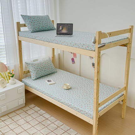 91家纺网 家纺一手货源 找家纺 （总）金丝鸟家纺 2024新款学生款A类老粗布床笠