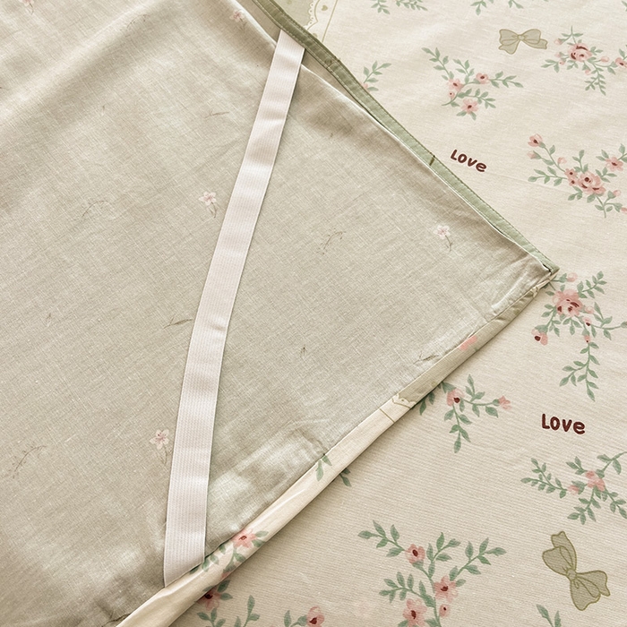 91家纺网 家纺一手货源 找家纺 绵庭家纺 2024新款全棉印花隔脏睡袋 娴静小花