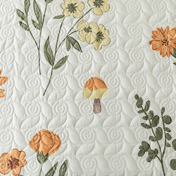 91家纺网 家纺一手货源 找家纺 优乐家纺 2025新款全棉斜纹13376单层被套夹棉床盖款四件套 南薇