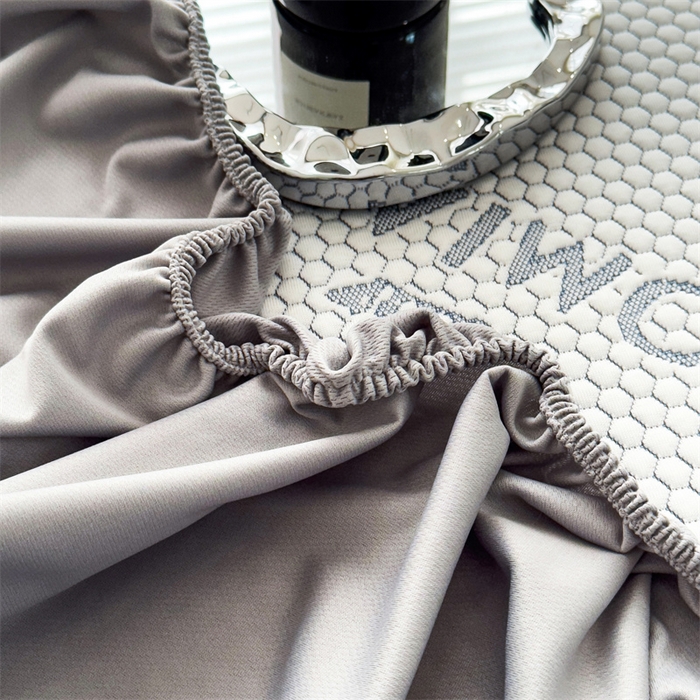 91家纺网 家纺一手货源 找家纺 叠派家纺 2024新款抗菌冰豆豆床笠款凉席-皇冠 皇冠-冰豆绿