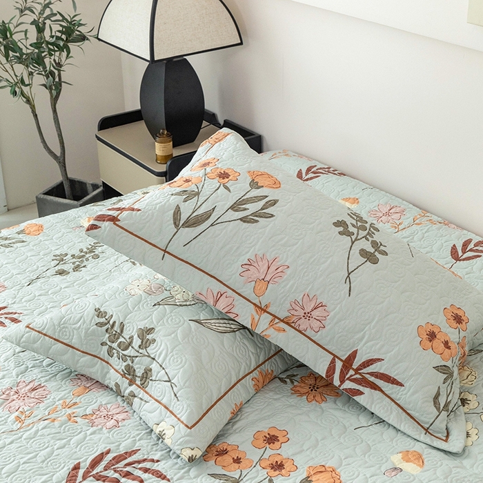 91家纺网 家纺一手货源 找家纺 优乐家纺 2025新款全棉斜纹13376宽边枕头套 南薇-兰