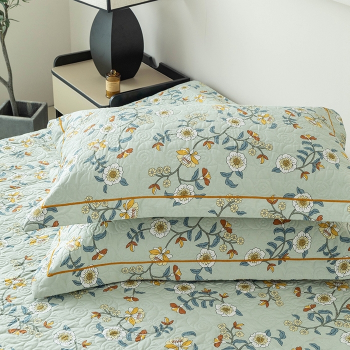 91家纺网 家纺一手货源 找家纺 优乐家纺 2025新款全棉斜纹13376宽边枕头套 朵唯