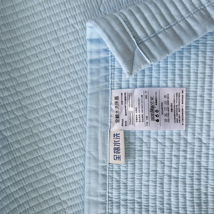 91家纺网 家纺一手货源 找家纺 （总）羽爱家纺 2024新款双面纯色全棉水洗床盖