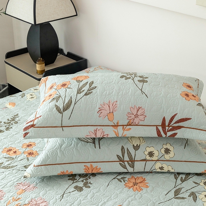 91家纺网 家纺一手货源 找家纺 优乐家纺 2025新款全棉斜纹13376宽边枕头套 南薇-兰