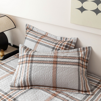 优乐家纺 2025新款全棉斜纹13376宽边枕头套 慕斯