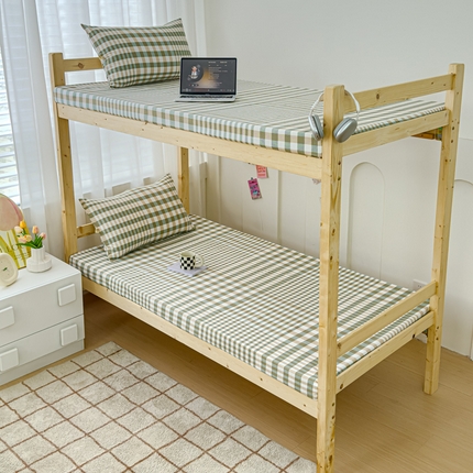 91家纺网 家纺一手货源 找家纺 （总）金丝鸟家纺 2024新款学生款A类老粗布床笠