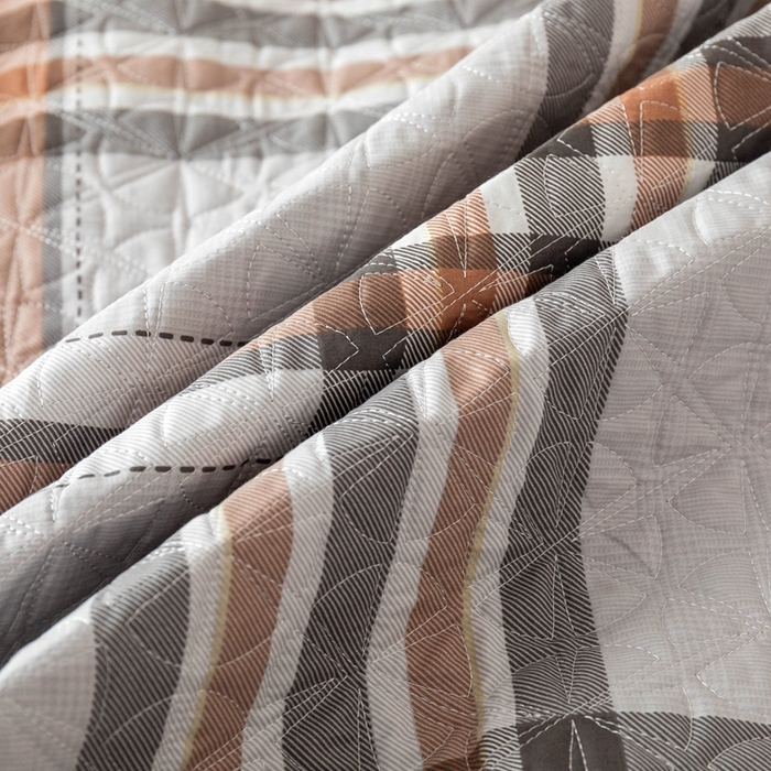 91家纺网 家纺一手货源 找家纺 优乐家纺 2025新款纯棉印花夹棉系列四件套-纽扣款 慕斯