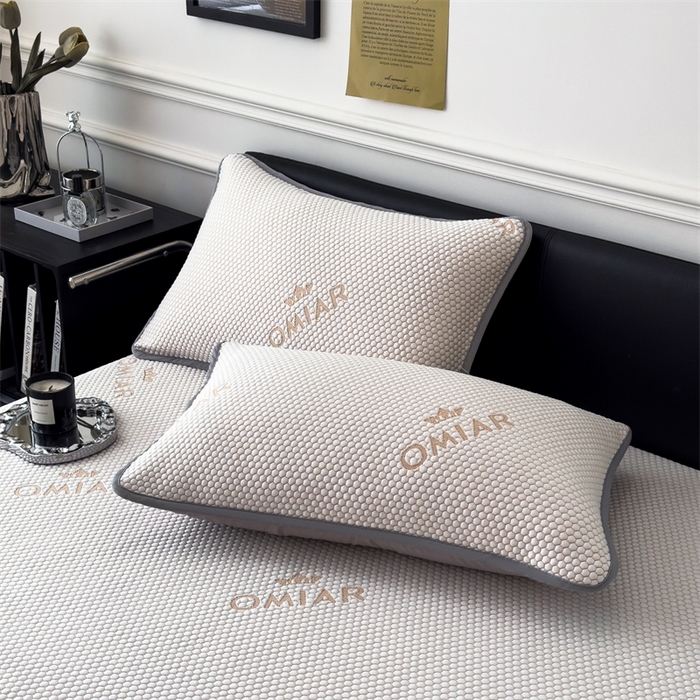 91家纺网 家纺一手货源 找家纺 叠派家纺 2024新款抗菌冰豆豆床笠款凉席-皇冠 皇冠-柠檬黄