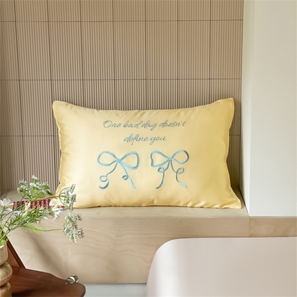 91家纺网 家纺一手货源 找家纺 （总）圆岛家纺 2024新款60支奥地利兰精LF天丝纯色系列-单品天丝枕套