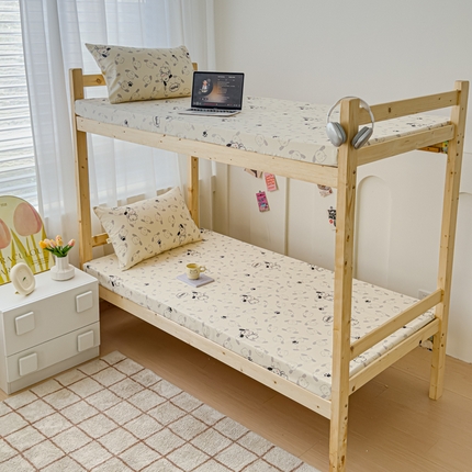 91家纺网 家纺一手货源 找家纺 （总）金丝鸟家纺 2024新款学生款A类老粗布床笠