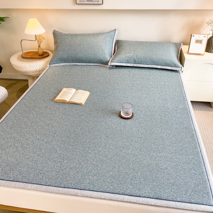 91家纺网 家纺一手货源 找家纺 印季 2025新款防滑加厚古藤凉席