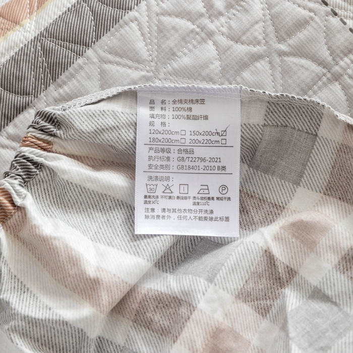 91家纺网 家纺一手货源 找家纺 优乐家纺 2025新款纯棉印花夹棉床笠三件套系列-纽扣款 慕斯