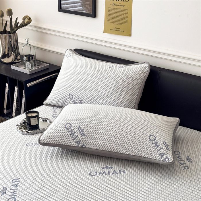 91家纺网 家纺一手货源 找家纺 （总）叠派家纺 2024新款抗菌冰豆豆床笠款凉席-皇冠