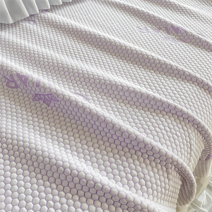 91家纺网 家纺一手货源 找家纺 叠派家纺 2024新款抗菌冰豆豆床裙款凉席-皇冠系 冰豆豆皇冠系列-床裙款 冰藤紫