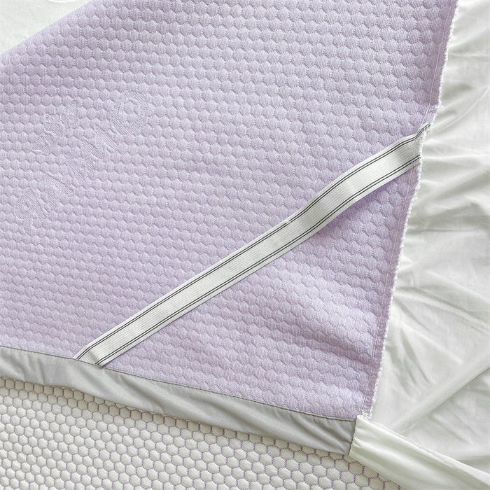 91家纺网 家纺一手货源 找家纺 叠派家纺 2024新款抗菌冰豆豆床裙款凉席-皇冠系 冰豆豆皇冠系列-床裙款 冰藤紫